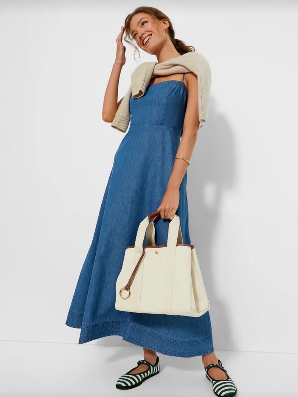Tuckernuck Chambray Rhea Dress - Picture 2 of 9
